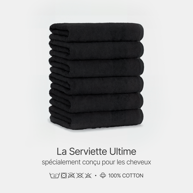 Serviette Capillaire Black