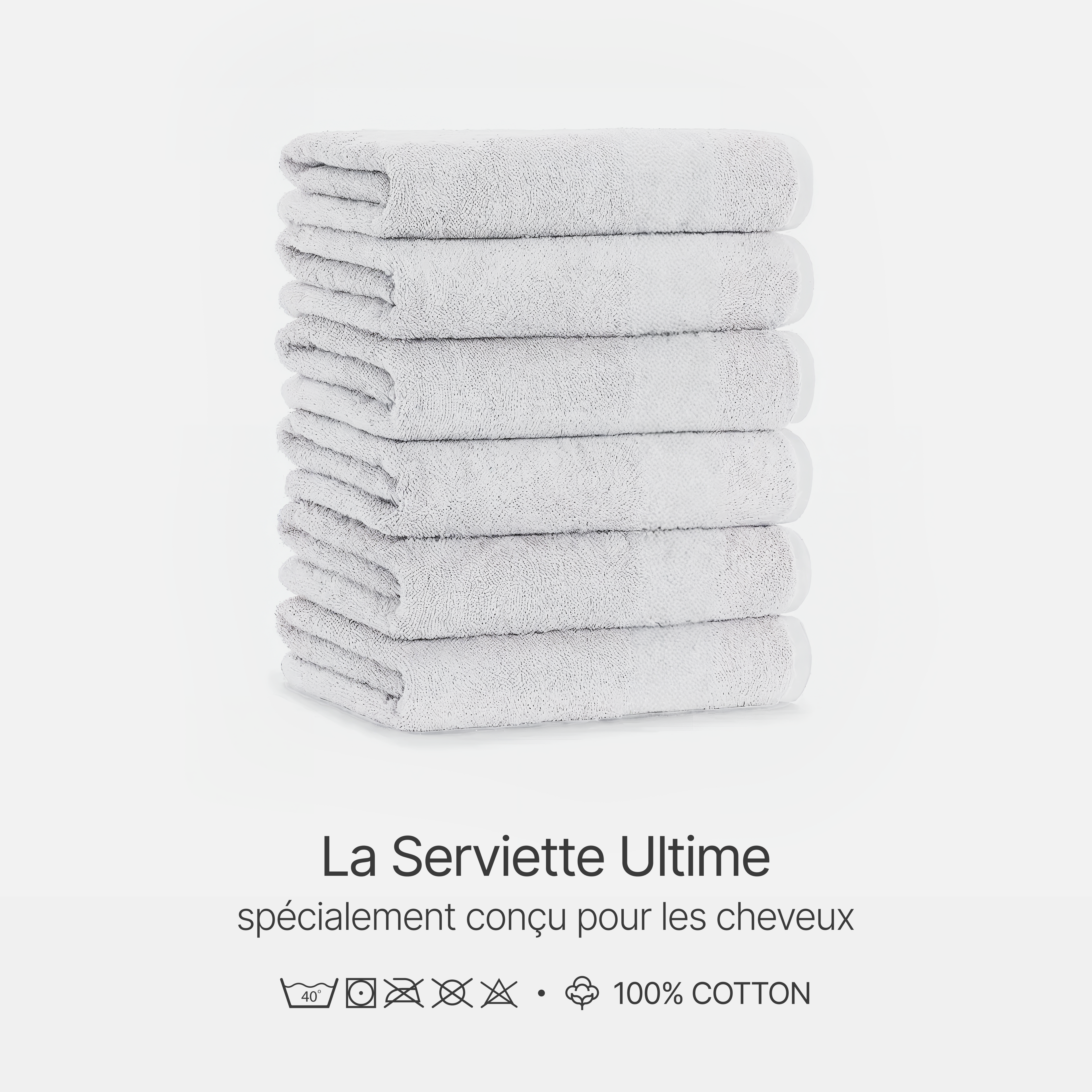 Serviette Capillaire White